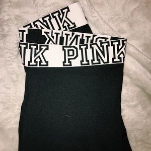 Victoria’s Secret Pink black leggings